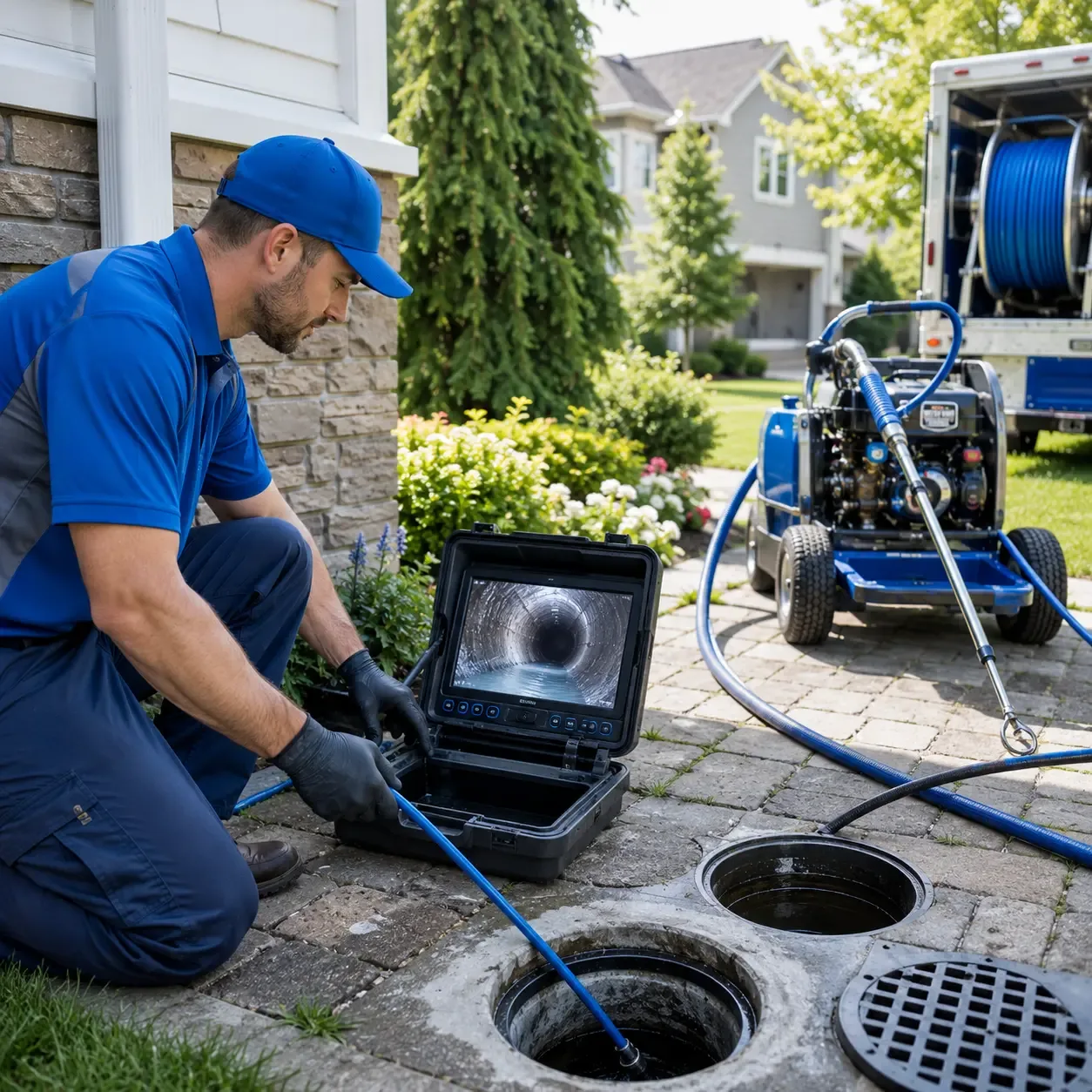 Outdoor drain cleaning professionals serving Dover, NC